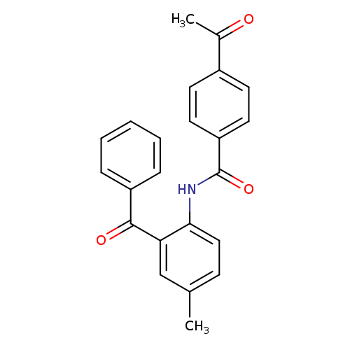 4-acetyl-N-(2-benzoyl-4-methylphenyl)benzamide