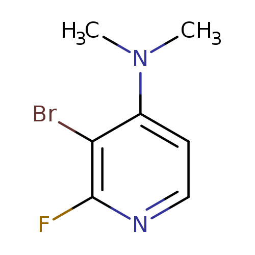 3-bromo-2-fluoro-N,N-dimethylpyridin-4-amine