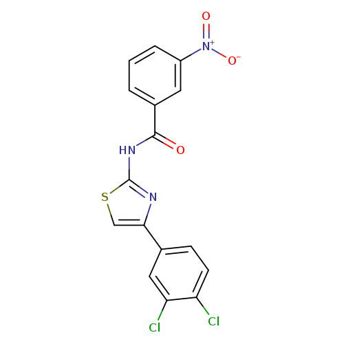 N-[4-(3,4-dichlorophenyl)-1,3-thiazol-2-yl]-3-nitrobenzamide