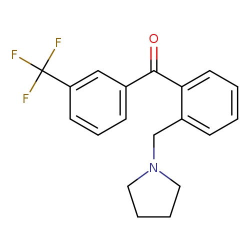 2-Pyrrolidinomethyl-3'-trifluoromethylbenzophenone