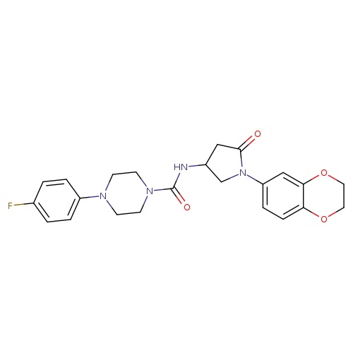 N-[1-(2,3-dihydro-1,4-benzodioxin-6-yl)-5-oxopyrrolidin-3-yl]-4-(4-fluorophenyl)piperazine-1-carboxamide
