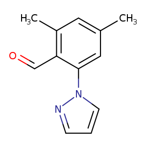 2,4-dimethyl-6-(1H-pyrazol-1-yl)benzaldehyde