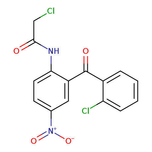 Acetamide, 2-chloro-N-[2-(2-chlorobenzoyl)-4-nitrophenyl]-