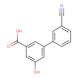[1,1'-Biphenyl]-3-carboxylic acid, 3'-cyano-5-hydroxy-