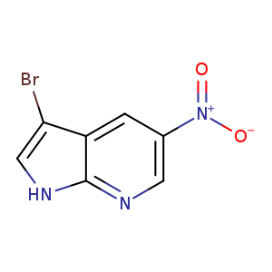 1H-Pyrrolo[2,3-b]pyridine, 3-bromo-5-nitro-