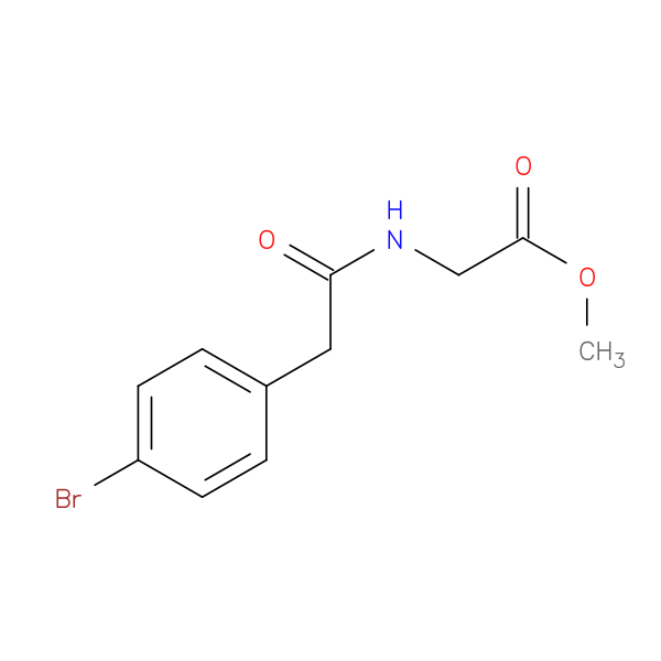 Methyl n-[(4-bromophenyl)acetyl]glycinate