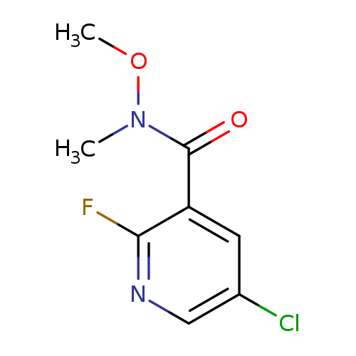 5-Chloro-2-fluoro-N-methoxy-N-methyl-3-pyridinecarboxamide