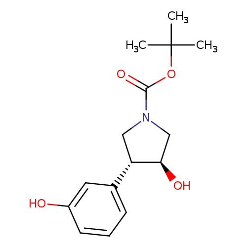 rac-tert-butyl(3R,4S)-3-hydroxy-4-(3-hydroxyphenyl)pyrrolidine-1-carboxylate,trans