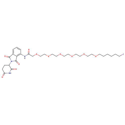 Pomalidomide-PEG6-butyl iodide