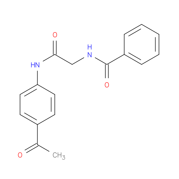 N-(4-acetylphenyl)-2-(phenylformamido)acetamide