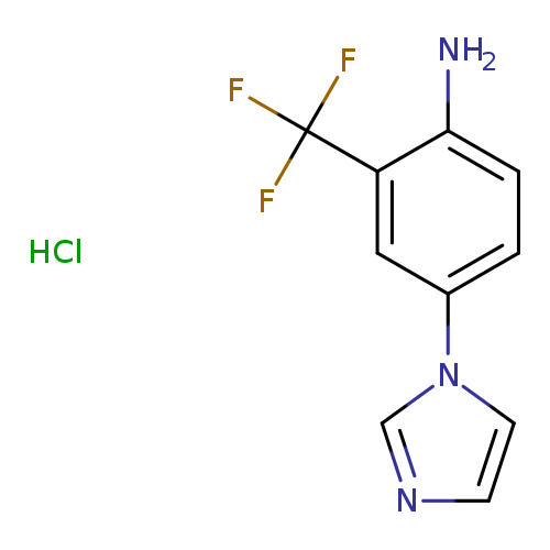 4-(1H-imidazol-1-yl)-2-(trifluoromethyl)aniline hydrochloride