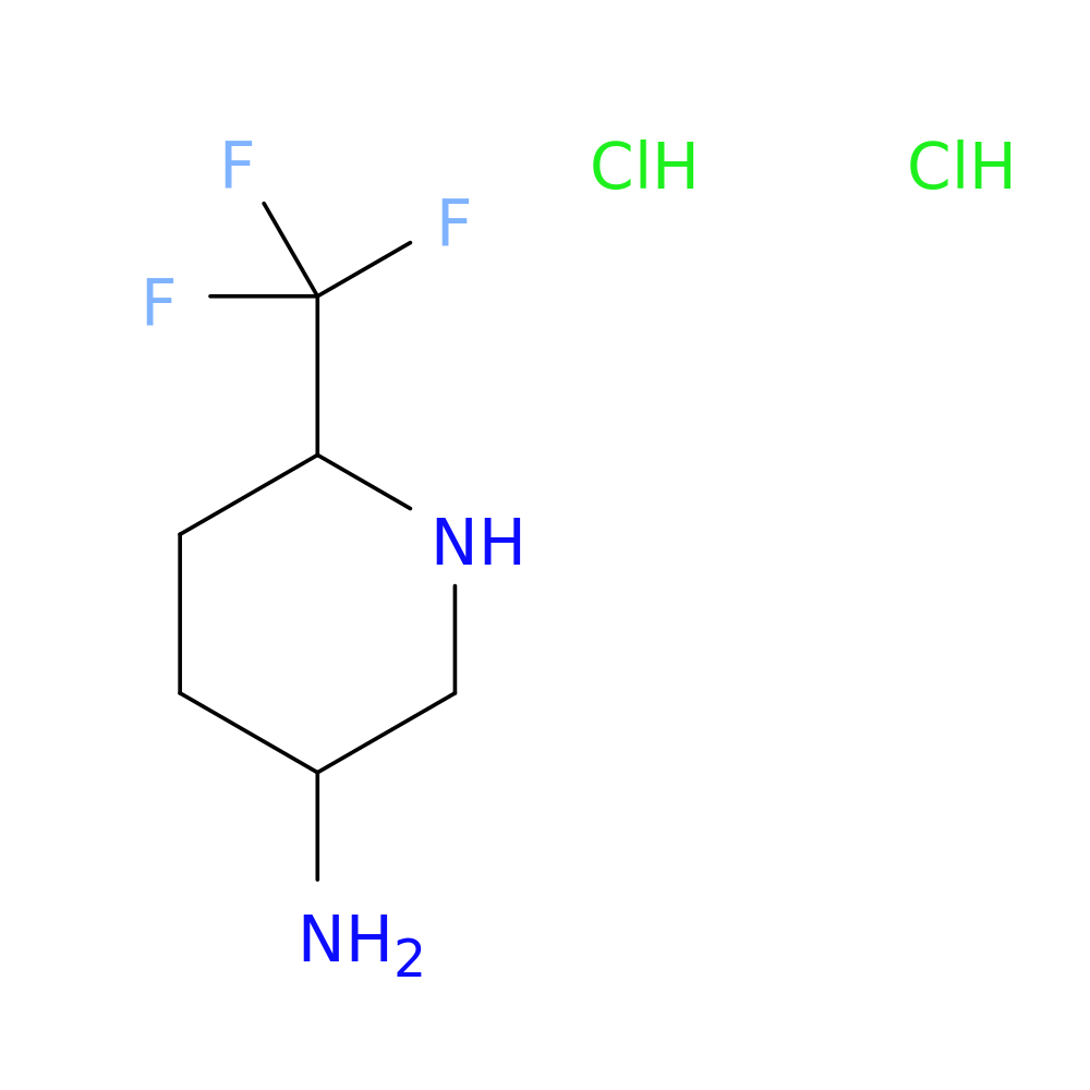 6-(trifluoromethyl)piperidin-3-amine dihydrochloride