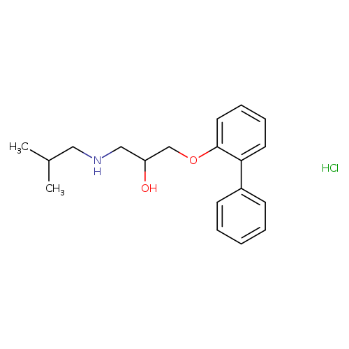 1-{[1,1'-biphenyl]-2-yloxy}-3-[(2-methylpropyl)amino]propan-2-ol hydrochloride