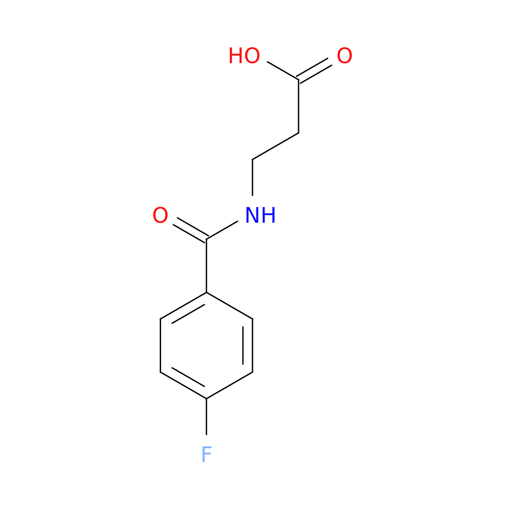 N-(4-fluorobenzoyl)-beta-alanine