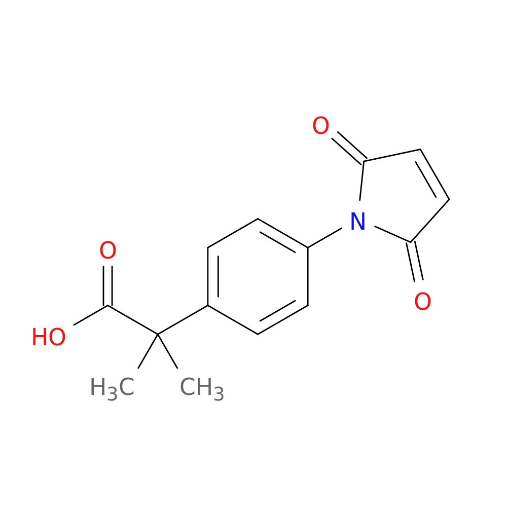 2-[4-(2,5-dioxo-2,5-dihydro-1H-pyrrol-1-yl)phenyl]-2-methylpropanoic acid