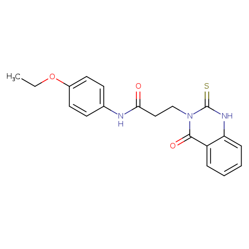N-(4-ethoxyphenyl)-3-(4-oxo-2-sulfanylidene-1,2,3,4-tetrahydroquinazolin-3-yl)propanamide
