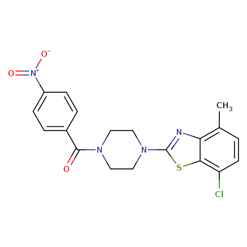 7-chloro-4-methyl-2-[4-(4-nitrobenzoyl)piperazin-1-yl]-1,3-benzothiazole