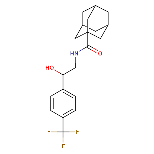 N-{2-hydroxy-2-[4-(trifluoromethyl)phenyl]ethyl}adamantane-1-carboxamide