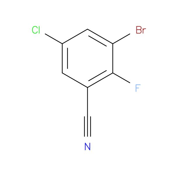 3-Bromo-5-chloro-2-fluorobenzonitrile