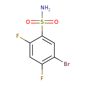 Benzenesulfonamide, 5-bromo-2,4-difluoro-