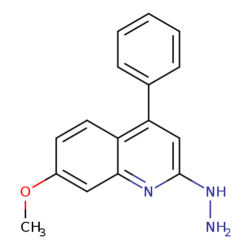 2-hydrazinyl-7-methoxy-4-phenylquinoline