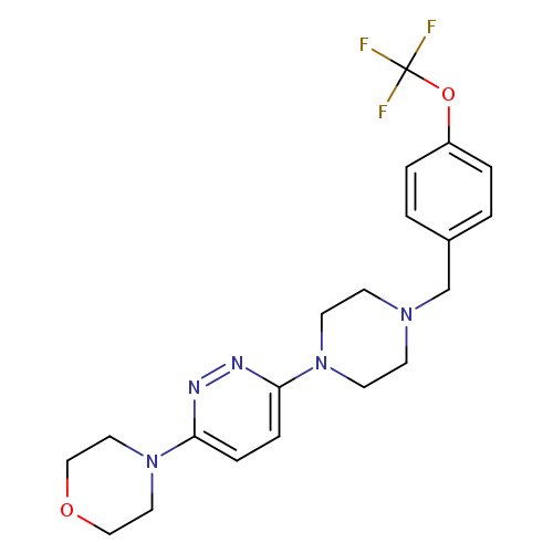 4-[6-(4-{[4-(trifluoromethoxy)phenyl]methyl}piperazin-1-yl)pyridazin-3-yl]morpholine