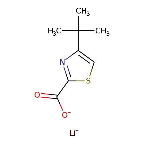 lithium(1+)ion4-tert-butyl-1,3-thiazole-2-carboxylate