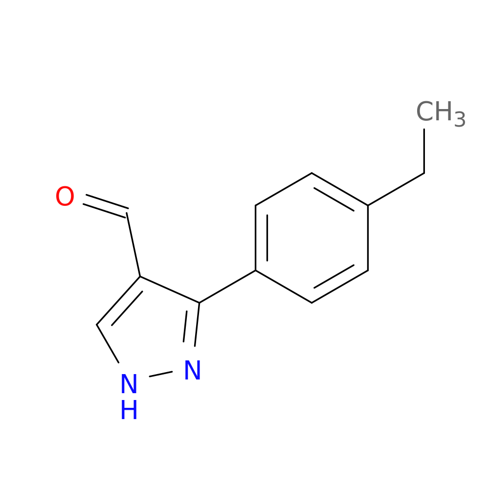 3-(4-Ethylphenyl)-1H-pyrazole-4-carbaldehyde