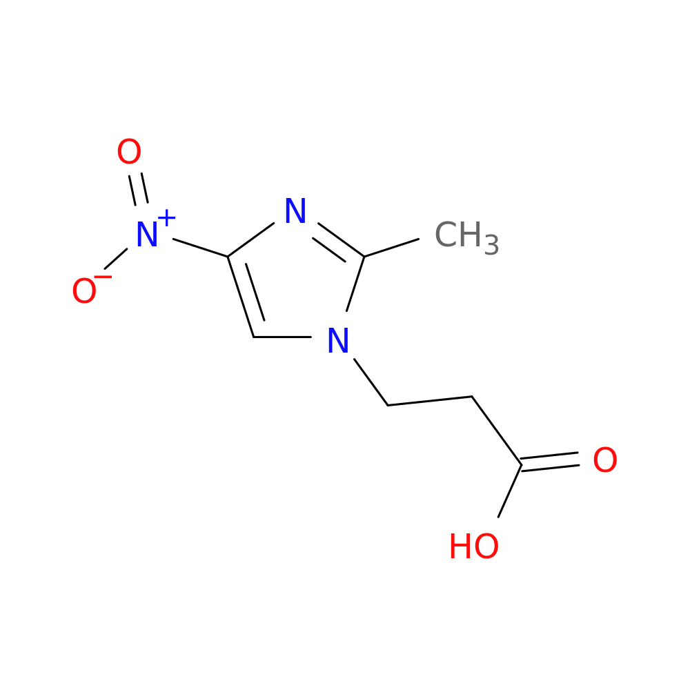3-(2-Methyl-4-nitro-1H-imidazol-1-yl)propanoic acid