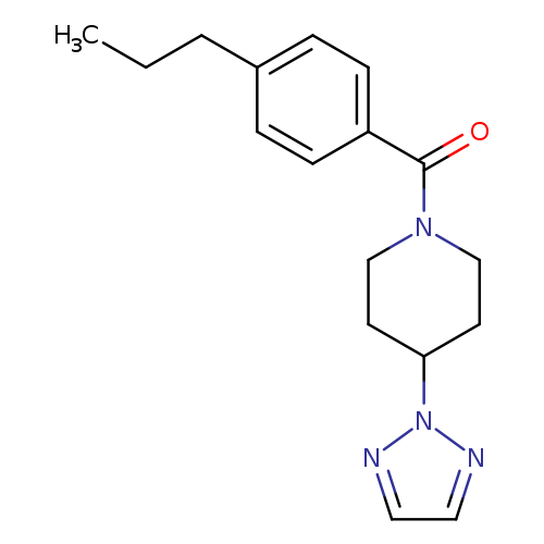 1-(4-propylbenzoyl)-4-(2H-1,2,3-triazol-2-yl)piperidine