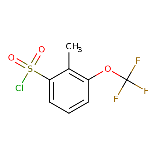 2-methyl-3-(trifluoromethoxy)benzene-1-sulfonyl chloride