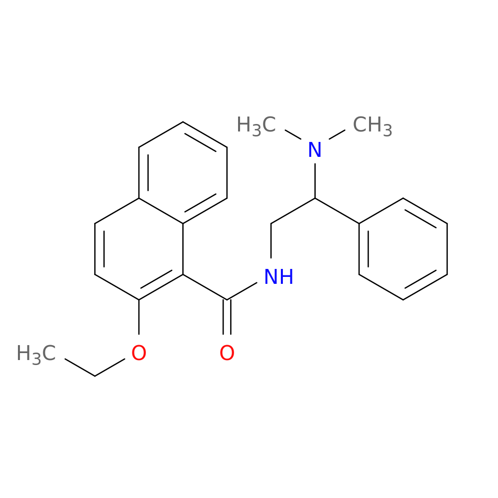 N-[2-(dimethylamino)-2-phenylethyl]-2-ethoxynaphthalene-1-carboxamide