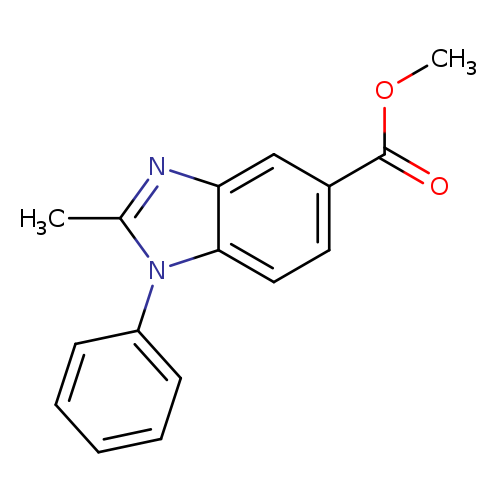 Methyl 2-methyl-1-phenyl-1,3-benzodiazole-5-carboxylate