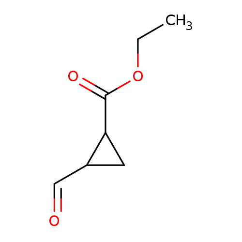 Cyclopropanecarboxylic acid, 2-formyl-, ethyl ester
