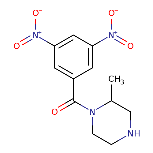 1-(3,5-dinitrobenzoyl)-2-methylpiperazine