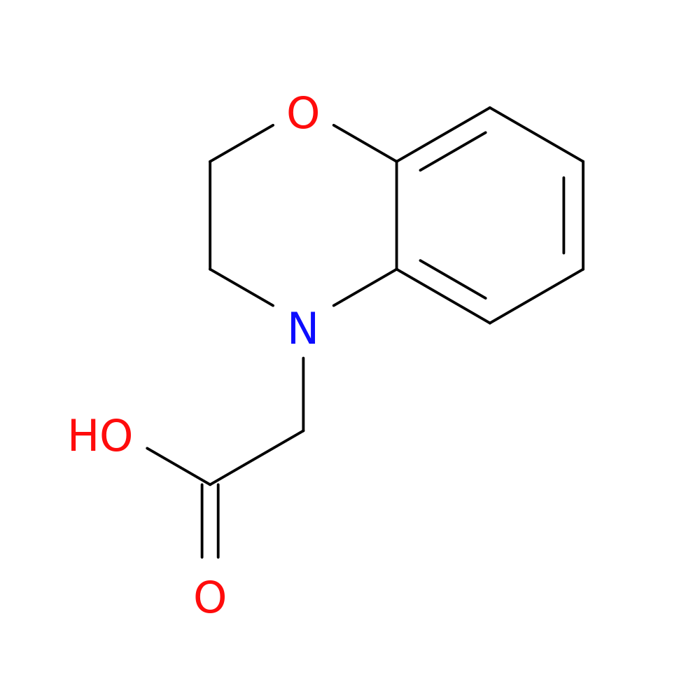2-(3,4-dihydro-2H-1,4-benzoxazin-4-yl)aceticacid