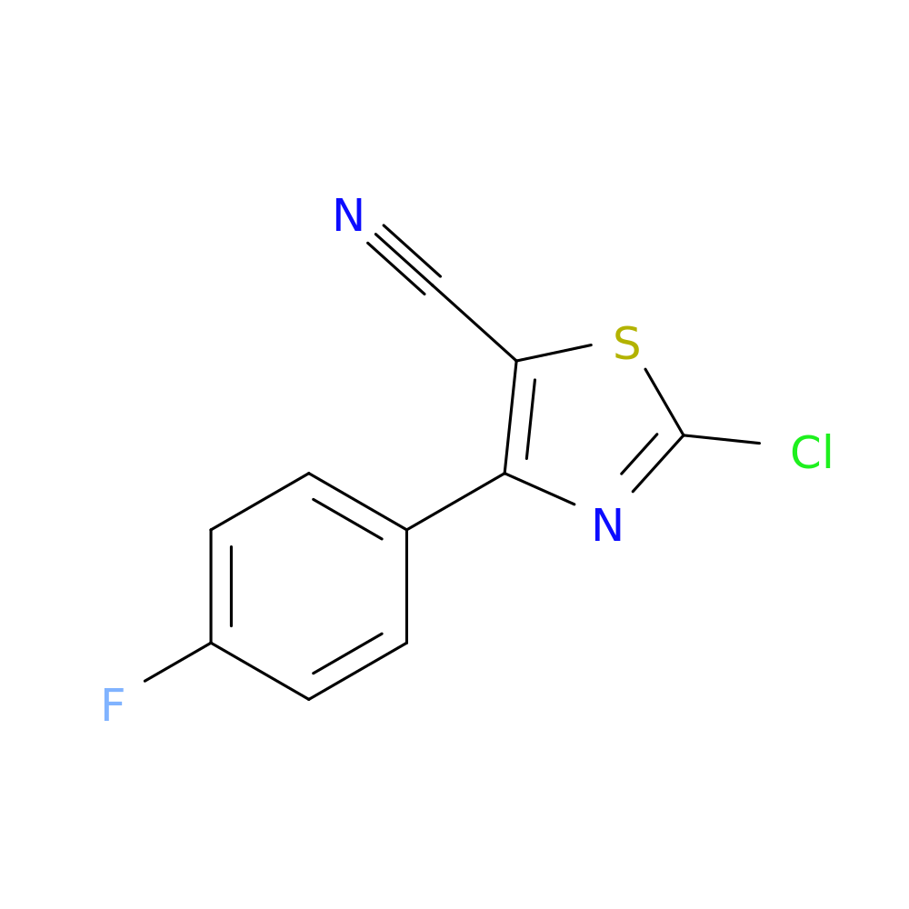 2-Chloro-4-(4-fluorophenyl)thiazole-5-carbonitrile