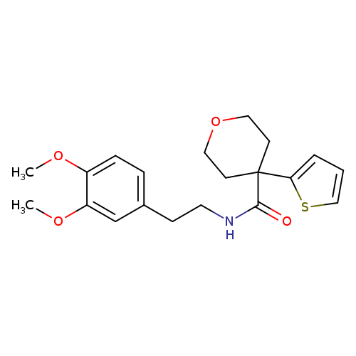 N-[2-(3,4-dimethoxyphenyl)ethyl]-4-(thiophen-2-yl)oxane-4-carboxamide