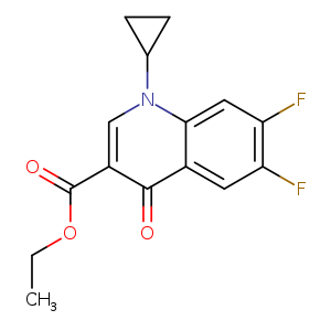 Ethyl 1-cyclopropyl-6,7-difluoro-4-oxo-1,4-dihydroquinoline-3-carboxylate