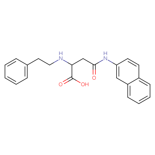 3-[(naphthalen-2-yl)carbamoyl]-2-[(2-phenylethyl)amino]propanoic acid