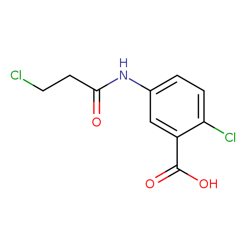 2-Chloro-5-[(3-chloropropanoyl)amino]benzoic acid