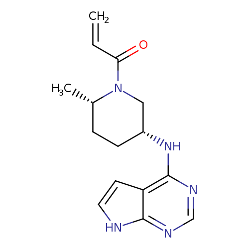 2-Propen-1-one, 1-[(2S,5R)-2-methyl-5-(7H-pyrrolo[2,3-d]pyrimidin-4-ylamino)-1-piperidinyl]-
