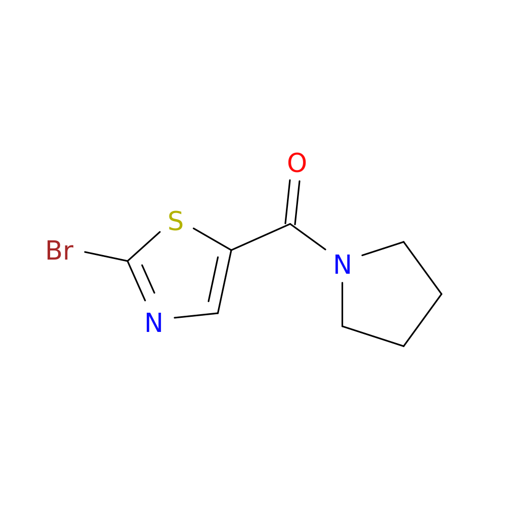 (2-Bromothiazol-5-yl)(pyrrolidin-1-yl)methanone