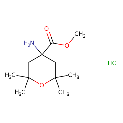 methyl 4-amino-2,2,6,6-tetramethyloxane-4-carboxylate hydrochloride