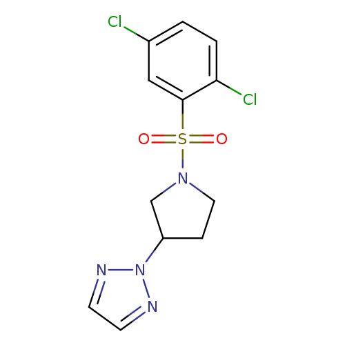 2-[1-(2,5-dichlorobenzenesulfonyl)pyrrolidin-3-yl]-2H-1,2,3-triazole