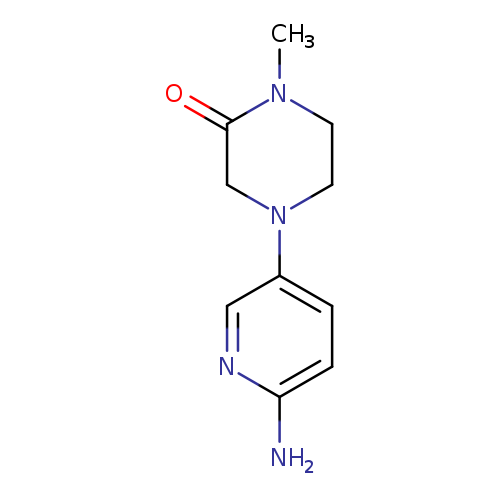 4-(6-aminopyridin-3-yl)-1-methylpiperazin-2-one