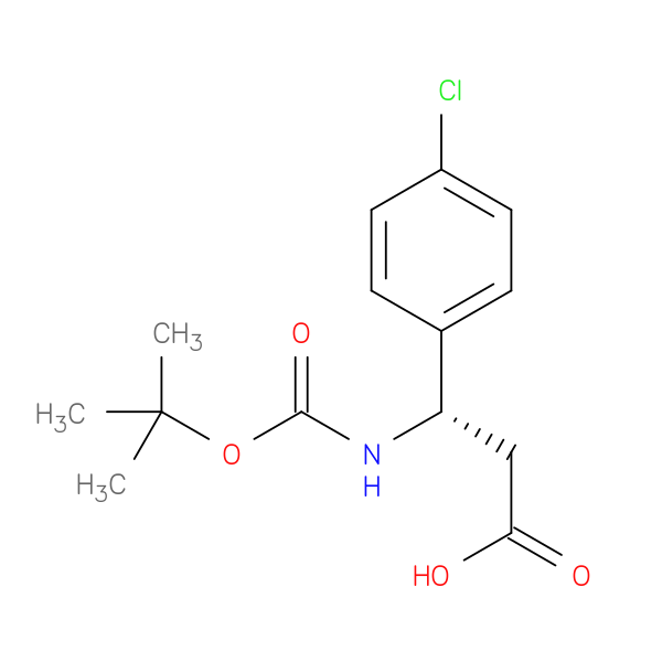(S)-3-((tert-Butoxycarbonyl)amino)-3-(4-chlorophenyl)propanoic acid