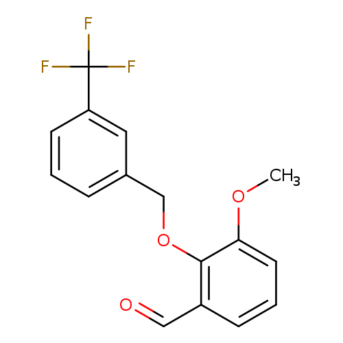 3-Methoxy-2-([3-(trifluoromethyl)benzyl]oxy)benzaldehyde