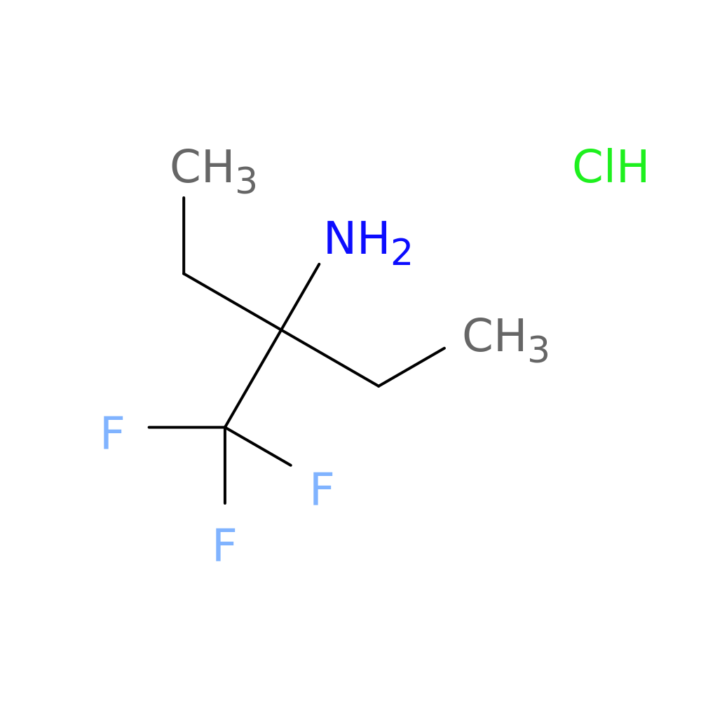 3-(Trifluoromethyl)pentan-3-amine hydrochloride