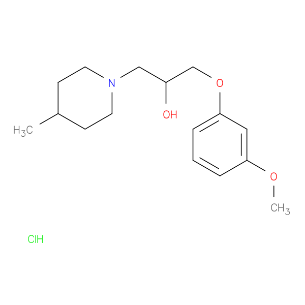1-(3-METHOXYPHENOXY)-3-(4-METHYLPIPERIDIN-1-YL)PROPAN-2-OL HYDROCHLORIDE